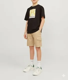 PANTALONES CORTOS NIÑO Y JUVENIL. SHORT, BERMUDA CARGO K35 - 3