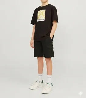 PANTALONES CORTOS NIÑO Y JUVENIL. SHORT, BERMUDA CARGO K35 - 3