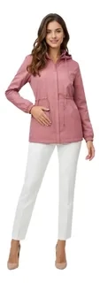 CORTA VIENTO MUJER PARKA LIVIANA PREMIUM CHAQUETA GORRO IMPE H2 - 1