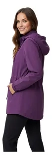 CORTA VIENTO MUJER PARKA LIVIANA PREMIUM CHAQUETA GORRO IMPE H2 - 2