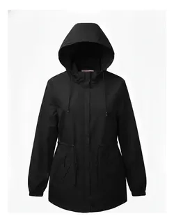 CORTA VIENTO MUJER PARKA LIVIANA PREMIUM CHAQUETA GORRO IMPE H2 - 4