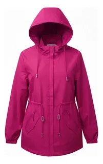 CORTA VIENTO MUJER PARKA LIVIANA PREMIUM CHAQUETA GORRO IMPE H2 - 4