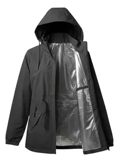 CORTA VIENTO MUJER PARKA LIVIANA PREMIUM CHAQUETA GORRO IMPE H2 - 6