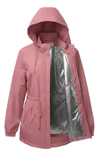 CORTA VIENTO MUJER PARKA LIVIANA PREMIUM CHAQUETA GORRO IMPE H2 - 6
