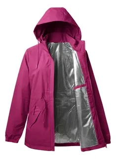 CORTA VIENTO MUJER PARKA LIVIANA PREMIUM CHAQUETA GORRO IMPE H2 - 6