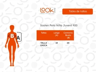 PACK 2 SOSTEN PETO. NIÑA JUVENIL.ALGODON CON RELLENO 920 - 2