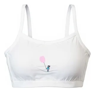 PACK 4 PETOS GIRLS SIN ARCOS. DEPORTIVO JUVENIL 100% ALGODON 920 - 4