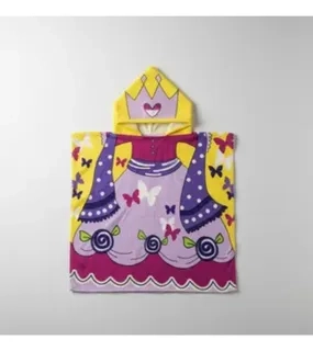 TOALLA PLAYA PISCINA NIÑO, NIÑA CAPUCHA DISEÑOS TRACTOR AZUL - 6