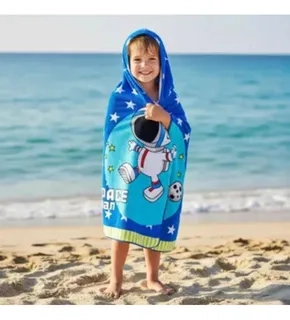 PACK 3 TOALLAS DE BAÑO, PLAYA PISCINA CAPUCHA NIÑOS DISEÑOS. SURTIDO NIÑAS - 4