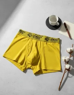 PACK 4 BOXER HOMBRE. CALZONCILLO. AMARILLO AÑO NUEVO. 340 - 3
