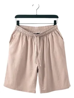 PANTALON CORTO HOMBRE LINO. SHORT PREMIUM LIVIANO, CASUAL 7148 - 3