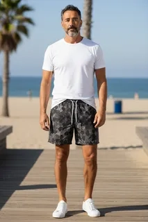 TRAJE DE BANO HOMBRE FORRO MALLA. DIFERENTES DISENOS 264 Gris XL
