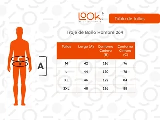 TRAJE DE BAÑO HOMBRE FORRO MALLA. DIFERENTES DISEÑOS 264 - 6