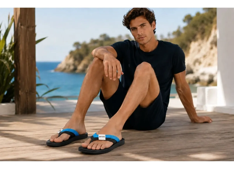 CHALAS HOMBRES HAWAIANAS GOMA SUELA EXTRA CONFORTABLE DUCHA 144 - 2