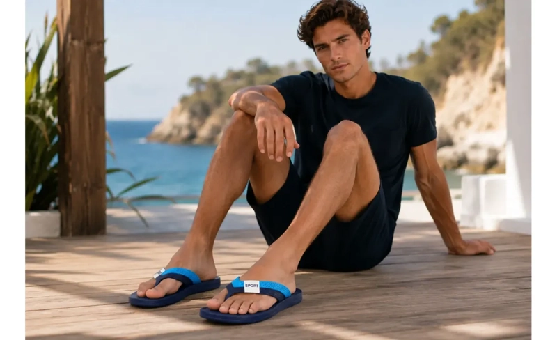 CHALAS HOMBRES HAWAIANAS GOMA SUELA EXTRA CONFORTABLE DUCHA 144 - 2