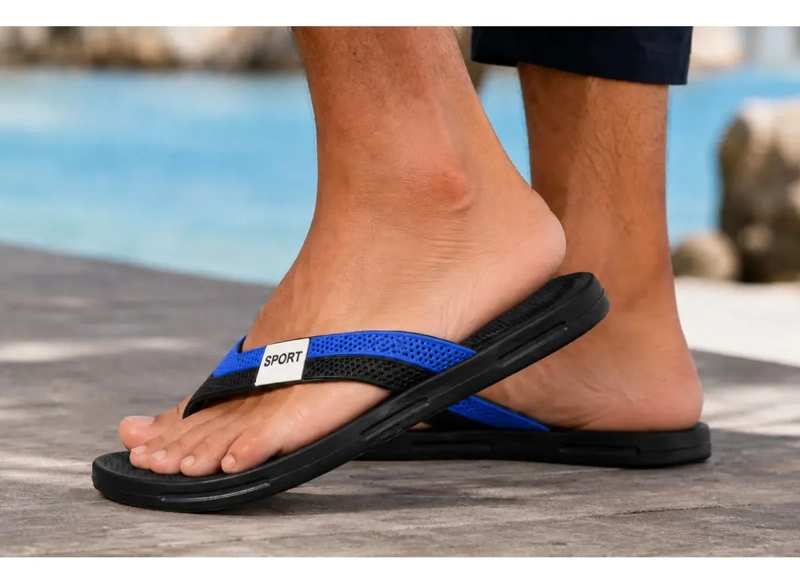 CHALAS HOMBRES HAWAIANAS GOMA SUELA EXTRA CONFORTABLE DUCHA 144 - 4