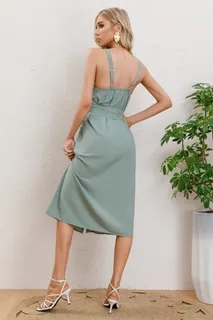 VESTIDO MUJER LARGO, BOTONES CON CINTURON. EXCELENTE CALIDAD 3337 - 3