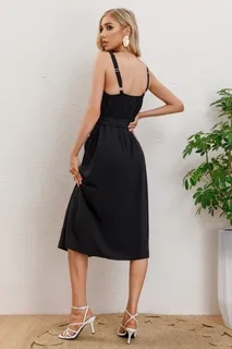 VESTIDO MUJER LARGO, BOTONES CON CINTURON. EXCELENTE CALIDAD 3337 - 3