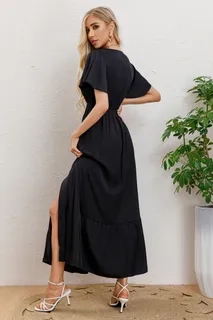 VESTIDO LARGO VISCOSA MUJER, MAXI VESTIDO 3328 - 2