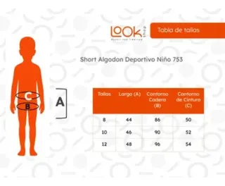 PACK 3 SHORT ALGODON DEPORTIVO NIÑOS BOLSILLOS 753 - 2