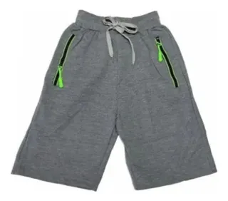 PACK 3 SHORT ALGODON DEPORTIVO NIÑOS BOLSILLOS 753 - 8