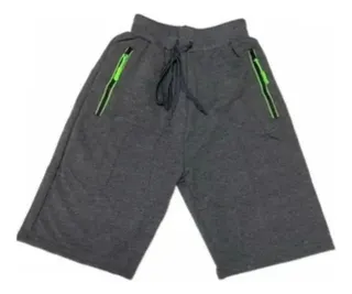PACK 3 SHORT ALGODON DEPORTIVO NIÑOS BOLSILLOS 753 - 9