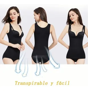 CAMISETA MUSCULOSA MUJER FAJA REDUCTORA NYLON COMPRESION 517 - 3