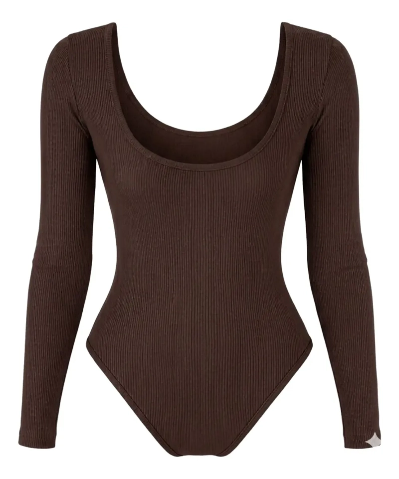 BODY MUJER MANGA LARGA AJUSTABLE MODELADOR. ACANALADO 667 - 5