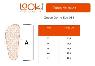 ZUECO GOMA EVA, PLATAFORMA, CHALAS, SANDALIAS COLORES. 088 - 3