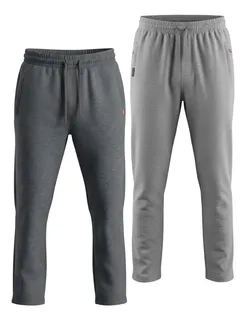 PACK 2 JOGGER PANTALON BUZO HOMBRE ALGODON VERANO. SIN POLAR 901 - 2