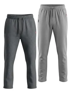PACK 2 JOGGER PANTALON BUZO HOMBRE ALGODON VERANO. SIN POLAR 901 - 2