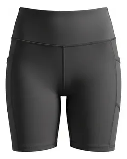 CALZA CORTA MUJER, SHORT DEPORTIVO TIRO ALTO, BOLSILLOS 0358 - 3