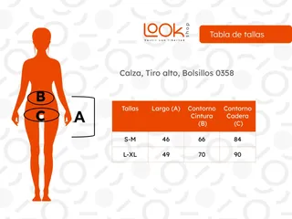 CALZA CORTA MUJER, SHORT DEPORTIVO TIRO ALTO, BOLSILLOS 0358 - 4