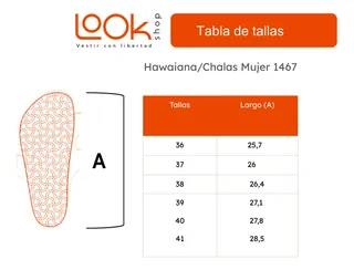 PACK 2 PARES HAWAIANAS, CHALAS SANDALIAS DE MUJER 1467 - 7
