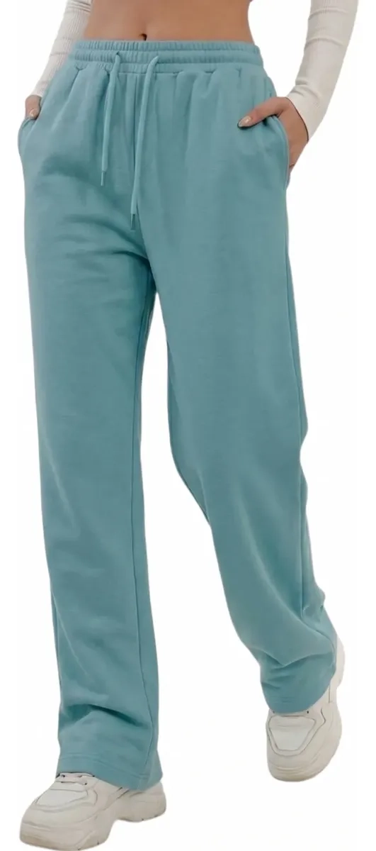 PANTALON JOGGER BUZO MUJER ALGODON FORRO POLAR 138 - 1