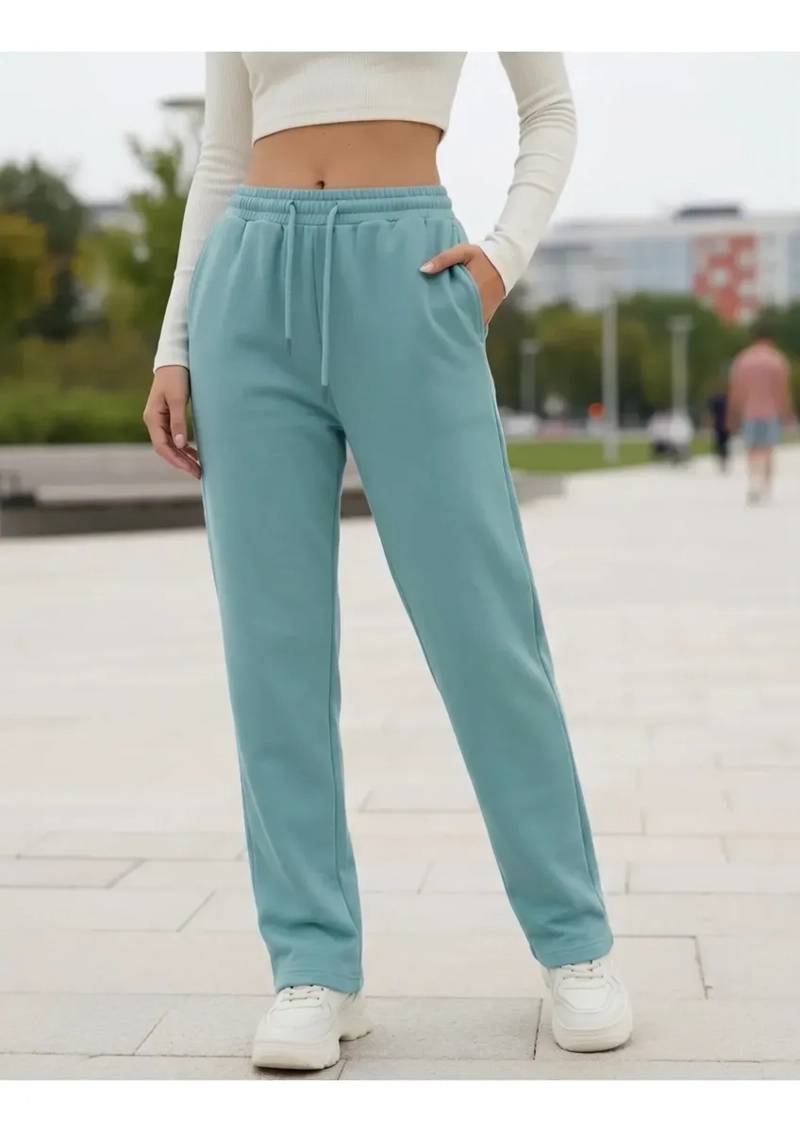 PANTALON JOGGER BUZO MUJER ALGODON FORRO POLAR 138 - 2