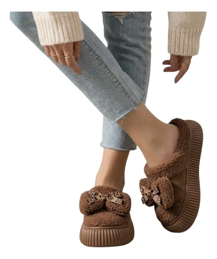 ZAPATILLA DE DESCANSO FORRADA CHIPORRO COMODA ZAPATO INVIERN 121 - 2