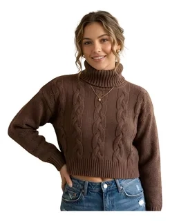 SWEATER LANA MUJER OTOÑO INVIERNO. GRUESO 7022 - 1
