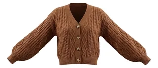 SWEATER MUJER MANGA GLOBO ACANALADO. COLORES. VARIEDADES 7027 - 6
