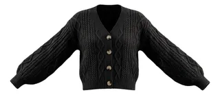 SWEATER MUJER MANGA GLOBO ACANALADO. COLORES. VARIEDADES 7027 - 6