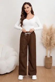 PANTALON MUJER RECTO TIRO ALTO. WIDE. COLORES 115 - 3