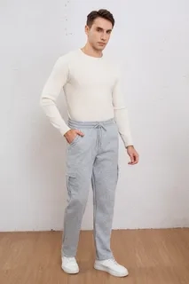 PANTALON BUZO RECTO CARGO HOMBRE INVIERNO. JOGGER JUVENIL. 7159 - 3