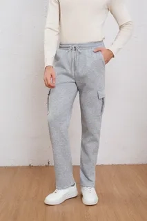 PANTALON BUZO RECTO CARGO HOMBRE INVIERNO. JOGGER JUVENIL. 7159 - 4