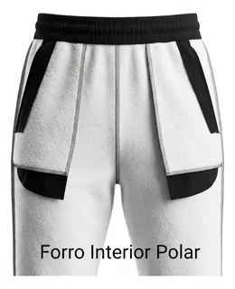 PANTALON BUZO RECTO CARGO HOMBRE INVIERNO. JOGGER JUVENIL. 7159 - 6