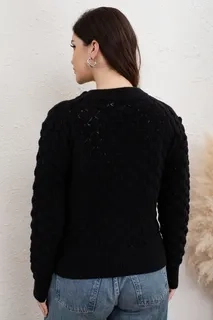 SWEATER MUJER TEJIDO PREMIUM, CUELLO REDONDO, LANA 7021 - 5