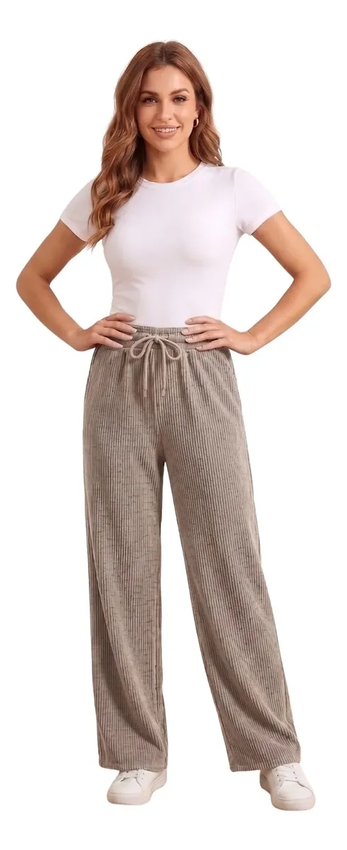 PANTALON MUJER RECTO, BUZO JOGGER VERSATIL, INTERIOR POLAR 0004 - 1