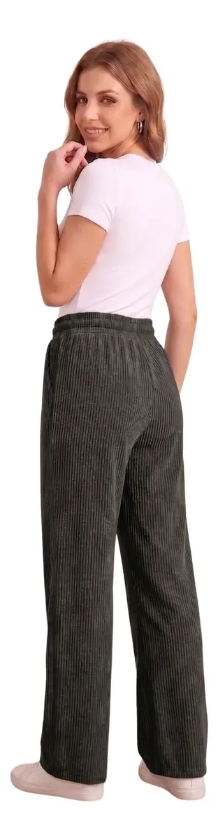 PANTALON MUJER RECTO, BUZO JOGGER VERSATIL, INTERIOR POLAR 0004 - 2
