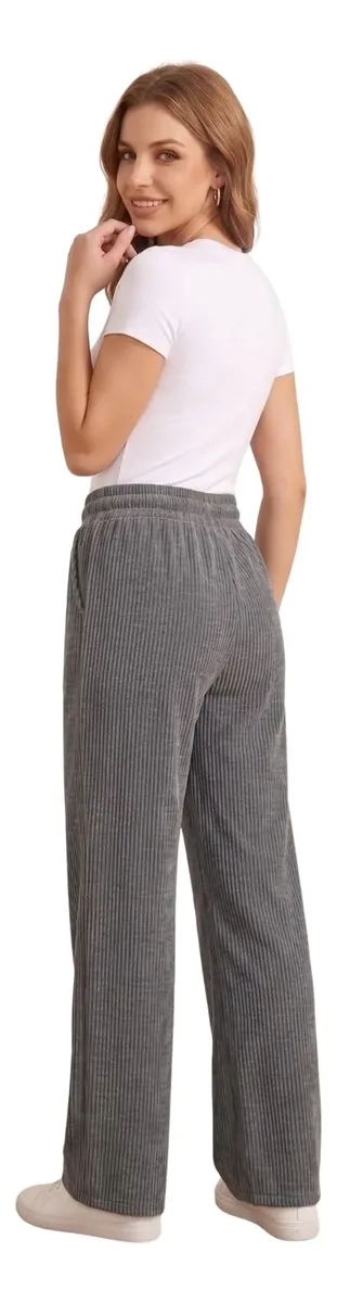 PANTALON MUJER RECTO, BUZO JOGGER VERSATIL, INTERIOR POLAR 0004 - 3