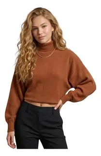 SWEATER MUJER CUELLO REDONDO OTOÑO INVIERNO COLORES. 5116 - 1