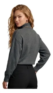 SWEATER MUJER CUELLO REDONDO OTOÑO INVIERNO COLORES. 5116 - 2